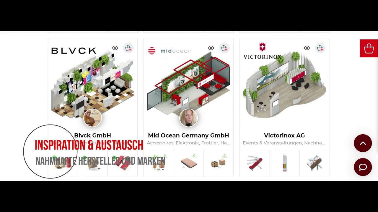 Wertpraesent Onlinemesse - Virtueller Rundgang