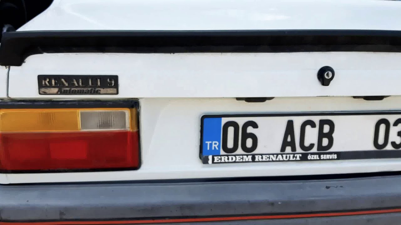 1992 RENAULT 9 AUTOMATIC WALKAROUND - YouTube