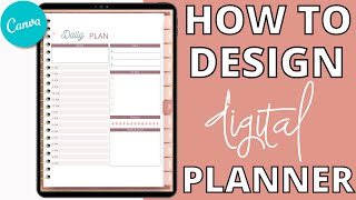 Design a Hyperlinked Digital Planner using CANVA and PowerPoint | DIGITAL PLANNER TUTORIAL