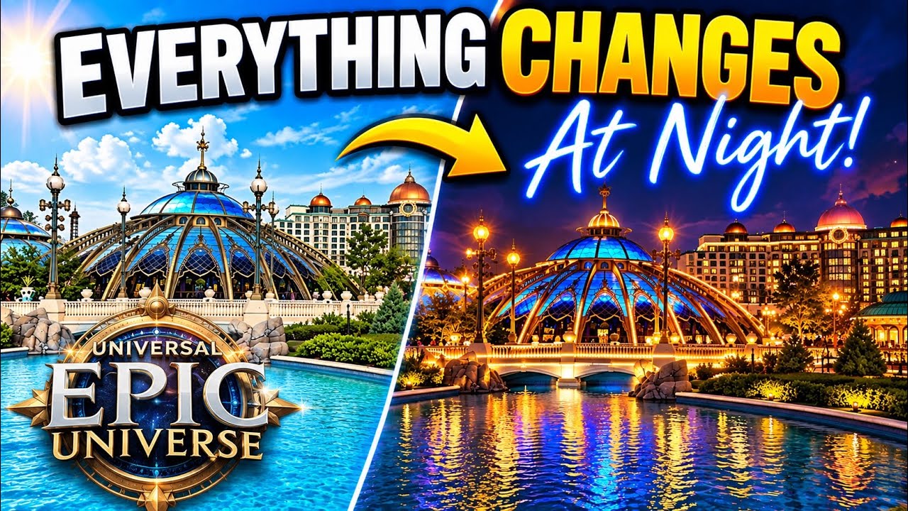 Epic Universe at Night Changes EVERYTHING!