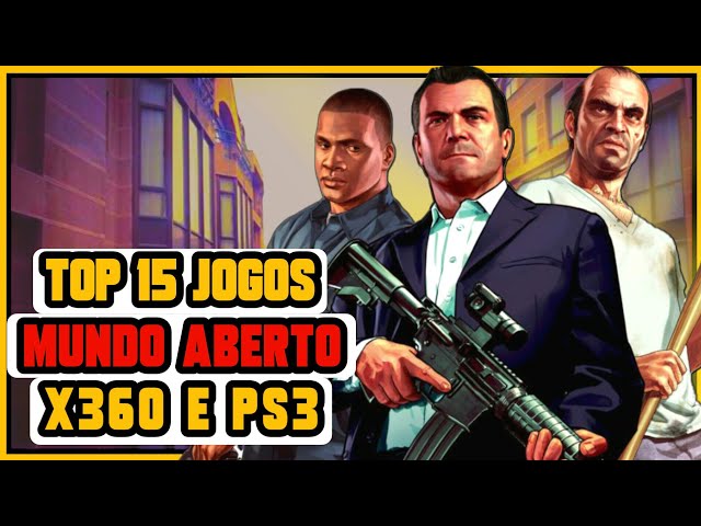 OS 10 MELHORES JOGOS DE MUNDO ABERTO DO PS3! 