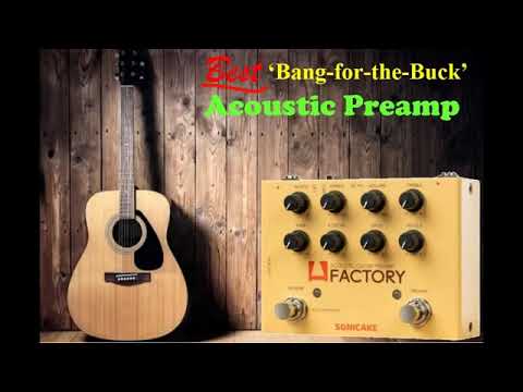 アコギ用プリアンプ Sonicake A-Factory SONICAKE A Factory: Acoustic Instruments Preamp with Digital