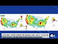 New usgs maps show likelihood of big quakes in california and us