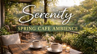No Rush ☕ Spring Cafe Ambience | Relax, Study, Sleep | Cozy Balcony Sounds (2 Hours)