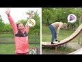 大人はずるい!?ママVS天才小学生みこちゃんアスレチック遊具で対決だ!【寸劇】