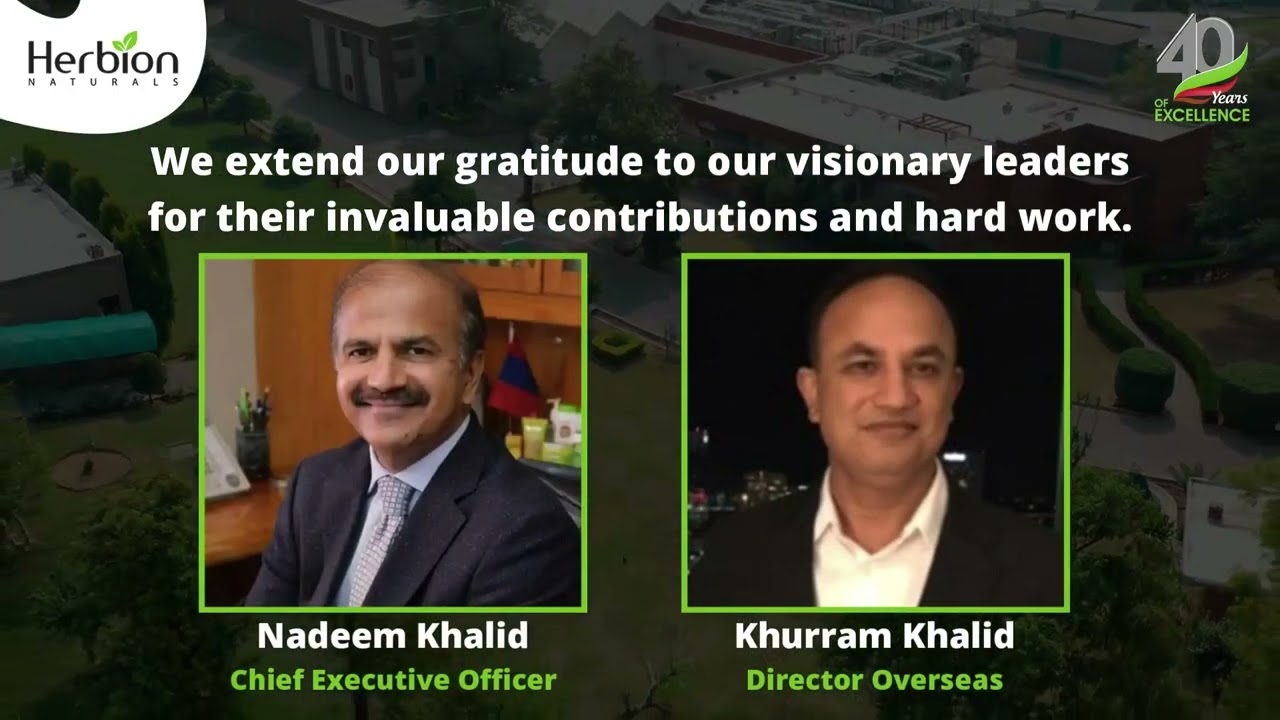 Celebrating 40 Years of Achievements - Herbion Naturals