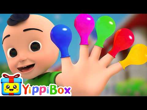 Finger Family With Baby Shark Song | Nursery Rhymes & Kids Songs | YippiBox