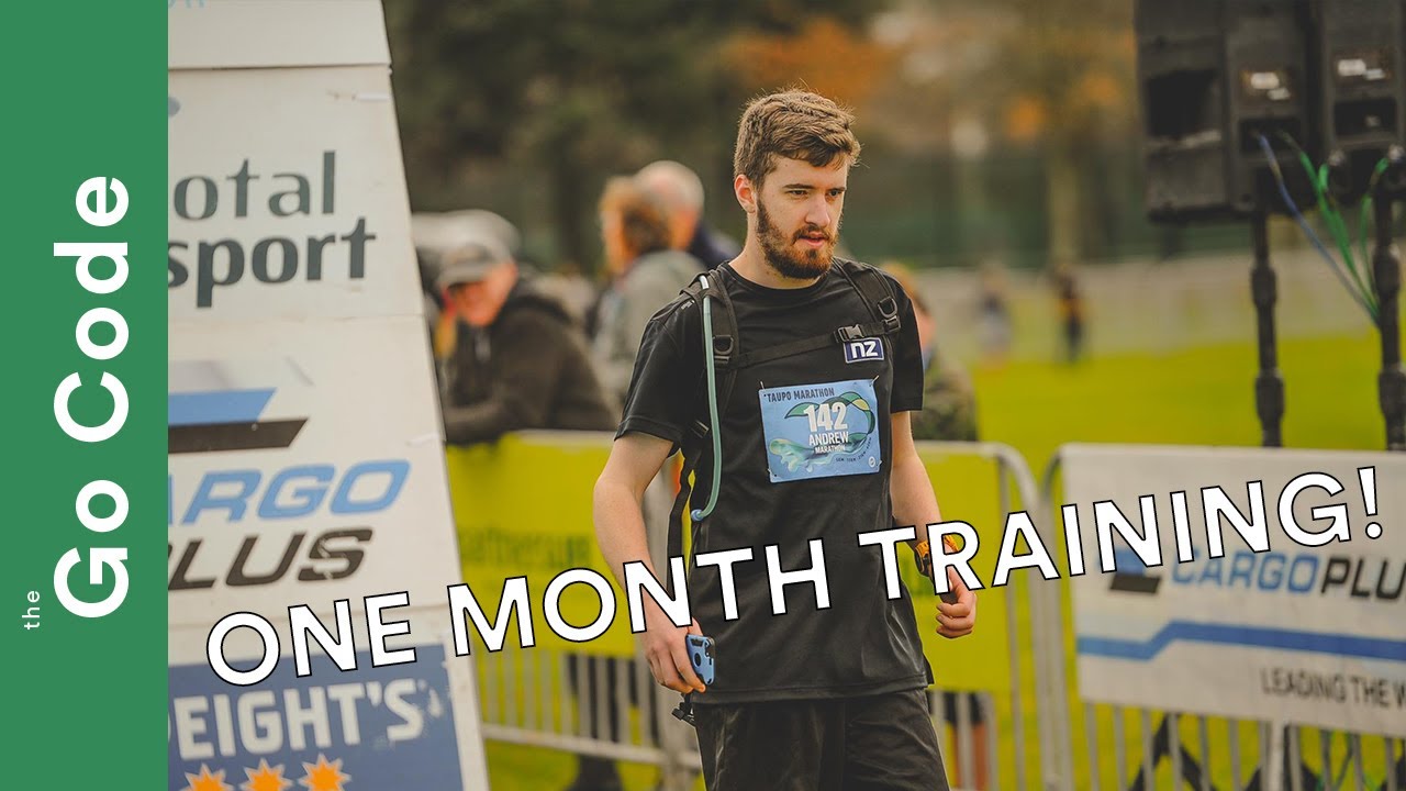 Running a Marathon with ONE MONTH TRAINING!