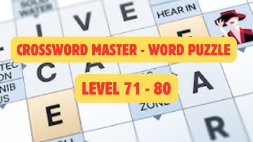 Crossword Master Game Walkthrough | Levels 71 to 80 | Word Puzzle Guide