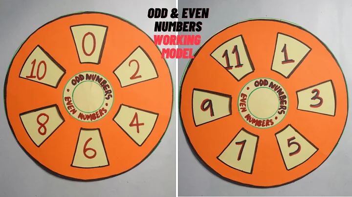Math working model | Even And Odd Numbers | odd and even number | maths model|math tlm|maths project