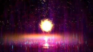 4K Horizon Abstract Sun Sea Reflection Animated Simulation 2160p