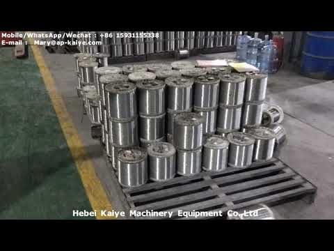 Stainless steel wire drawing machine +annealing production process and technology for SS