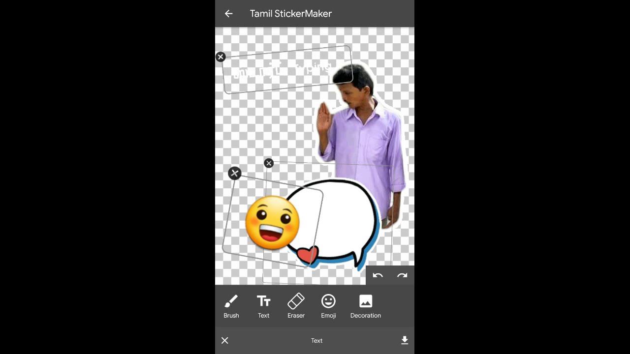 Tamil Sticker Maker Best Sticker Maker App With Templates Youtube