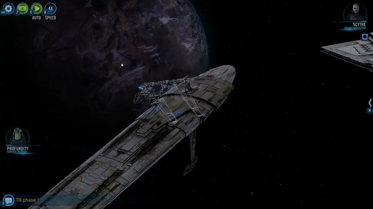 Bracca fleet mission auto with Profundity No Millennium Falcon