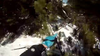 Ski freeride Hors piste Les Orres 2016 [Gopro]