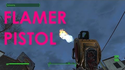 Fallout 4 Mod Review Fallout Tactics Flamer Pistol