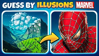 Guess By ILLUSIONS Marvel Superheros Impossible Challenge