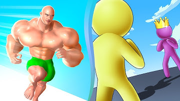 🌖 ⭕ Muscle Rush Vs Giant Rush in Max Level iOS,Android Gameplay Walkthrough Trailers Update LGFP74RQ