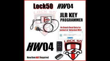 Lock50 HW04 JLR key tool hex doctor  jlr key programming spare all lost KEYS  OBD Locked RFA OEM Key