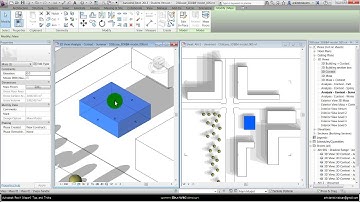 Autodesk Revit (Vasari) SA - Creating Butterfly / Shadow diagram with Revit