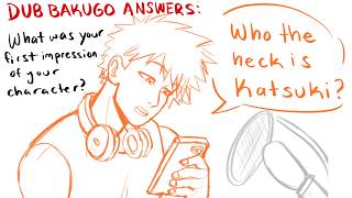 Bakugo’s Actor forgot about him (MHA Actor AU)
