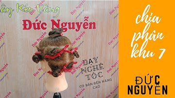 học nghề tóc -  bài 2 hưỡng dẫn chia phân khu 7 - đức nguyễn 0961938586