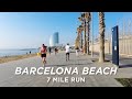 Barcelona beach virtual run 72 miles