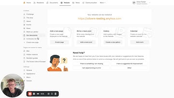 Updated walkthrough of the Website feature in Anyhoa