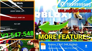 Roblox Mod Menu V2.547.548 | Unlimited Robux, God Mode, Fly | Roblox Mod Menu