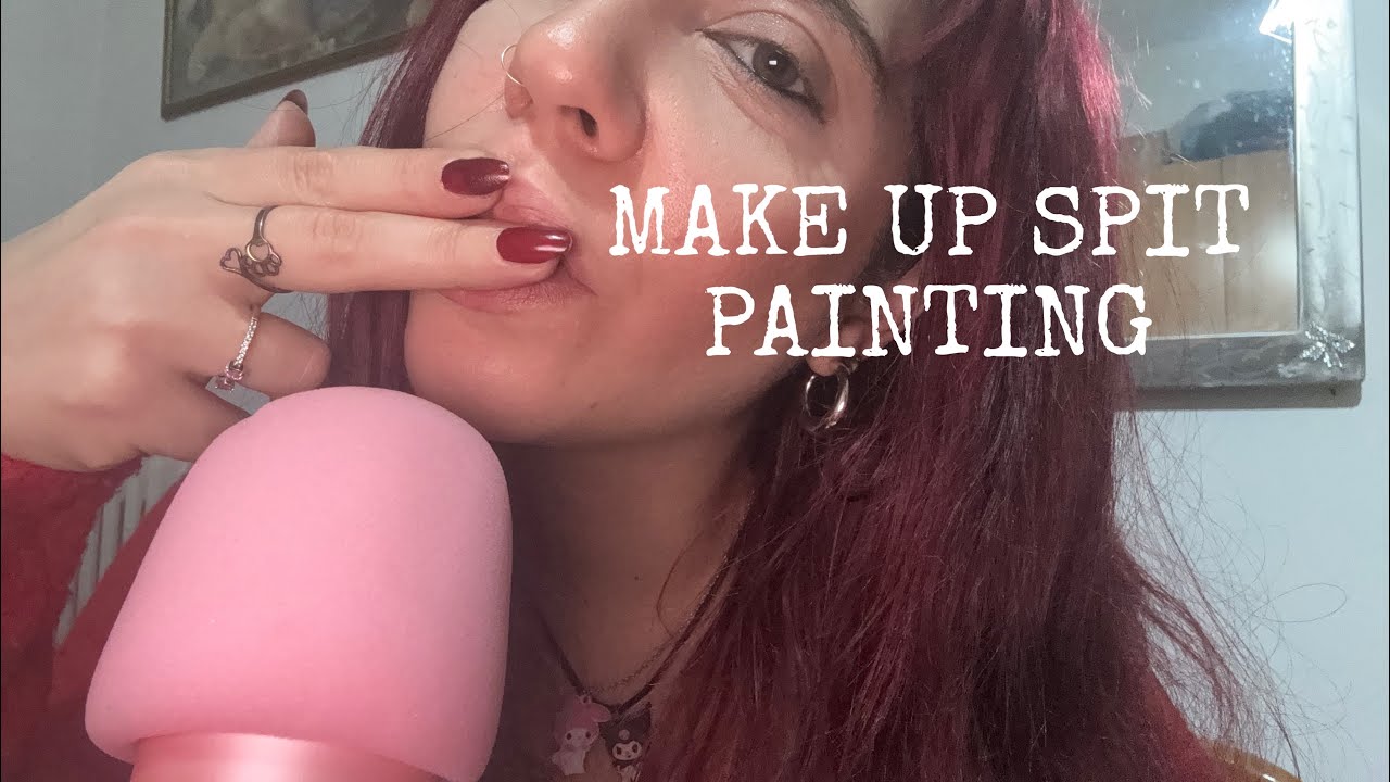 ASMR ITA| TI TRUCCO IN MODALITÀ SPIT PAINTING