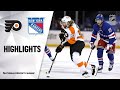 Flyers @ Rangers 4/22/21 | NHL Highlights