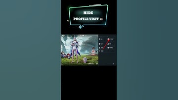 How to hide profile visit option in bgmi / pubg mobile #bgmi #pubg #shorts #trending #viral