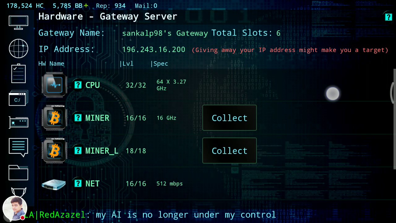 ⁣Game play:How to buy advance asic miner in hacker game
