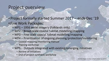 Introduction to the Coastal Habitat Mapping Project: Neil Golding