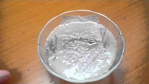 How to make a safety pin float on water.