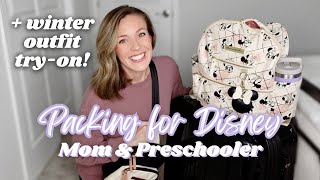 Packing for DISNEY WORLD During Winter | Disney Packing Vlog January 2024
