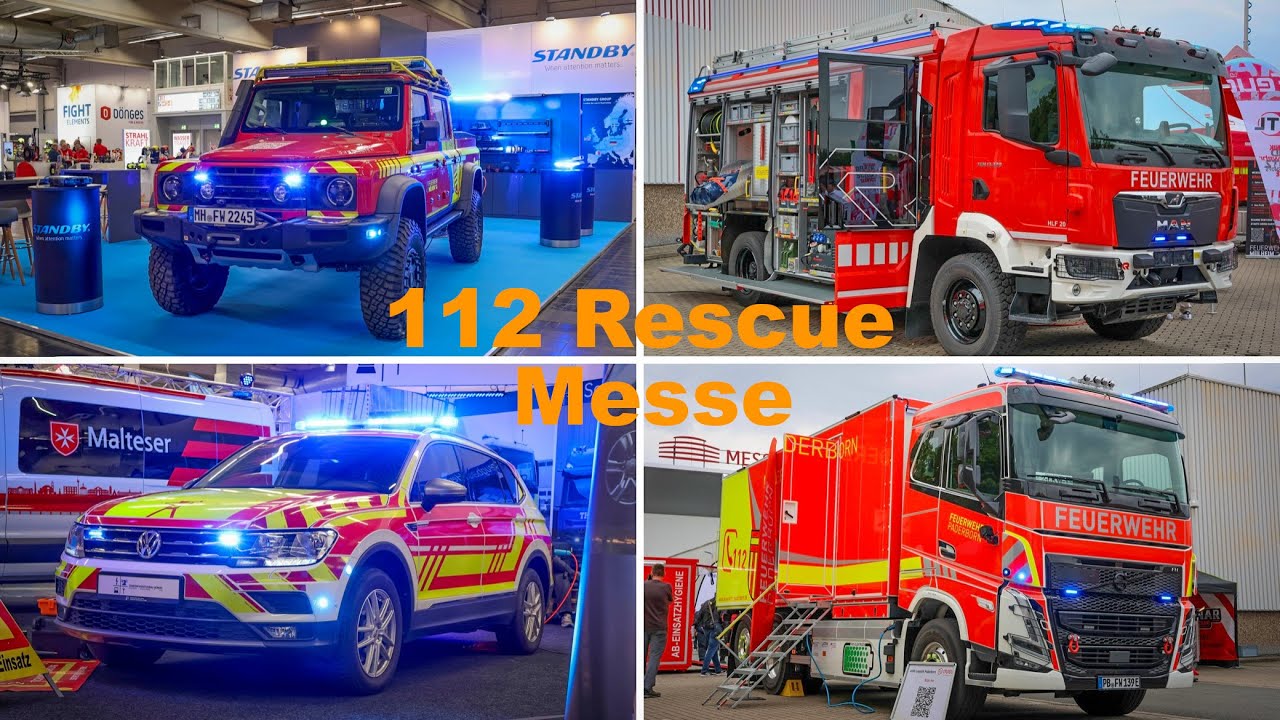 [112 RESCUE 2025] Abfahrten + Eindrücke von der Messe in Dortmund
