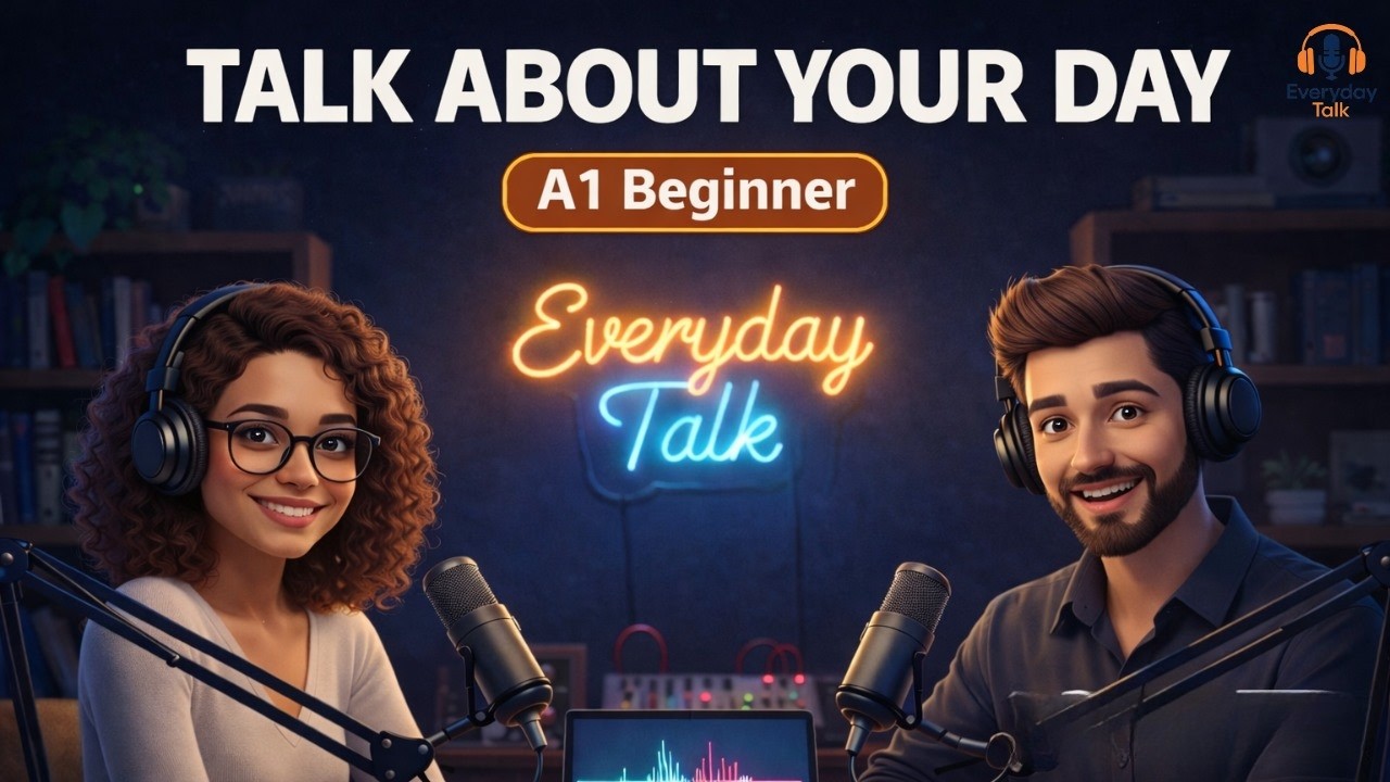 Talk About Your Day in English (Speak for 1 Minute) | A1 Beginner
