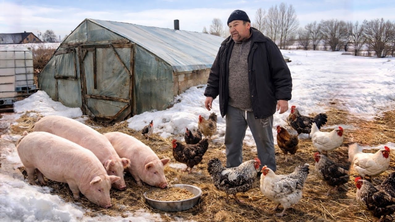 Життя в селі. Наше господарство! Тримаємо свиней, курей. Плани на рік!? 