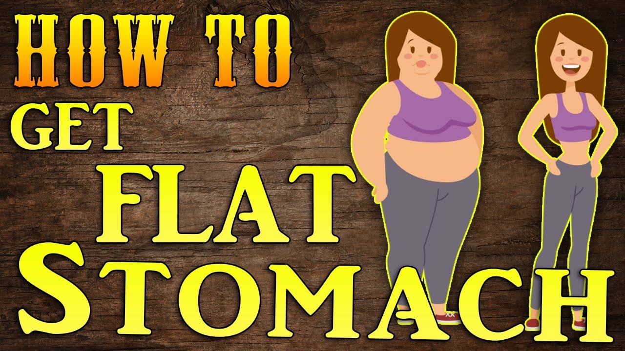 How to get a flat stomach - YouTube