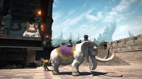 FFXIV Stormblood 4.2: Marid Mount - Ananta Beast Tribe "Elephant" Mount
