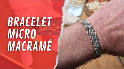 Bracelet macramé argenté & perles Miyuki  Handmade jewelry making #handmade #macrame #beadedjewelry