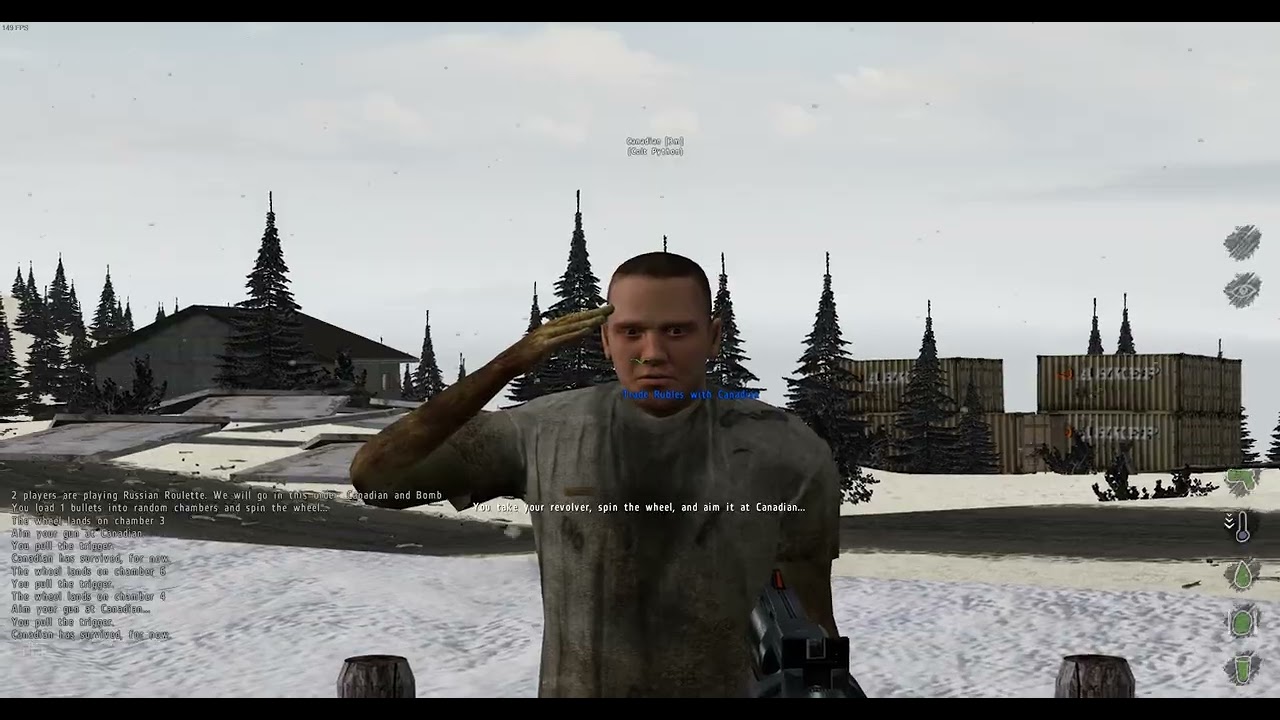 Demo for the DayZ Epoch Russian Roulette script