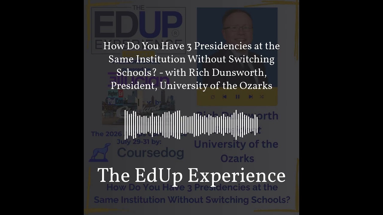 How Do You Have 3 Presidencies at the Same Institution Without Switching Schools? - with Rich... How Do You Have 3 Presidencies at the Same Institution Without Switching Schools? - with Rich...