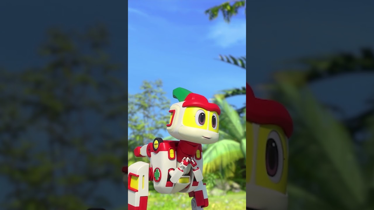 Bisakah daun juga dimainkan?🍃🎵#gogodino #laguanak #dinosaurus #kartun #lagubalita