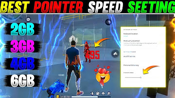 Free Fire Auto Headshot 🔥 Pointer speed setting || Auto Headshot Setting Free Fire 💯 Pointer speed