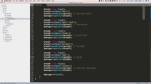 Symfony 3.4 step 3 Generating Tables and Datafixtures