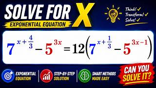 Solve Exponential Equations Fast | Advanced Indices Math Problem Explained