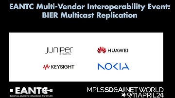 BIER Multicast Replication - EANTC Multi-Vendor Interop Showcase at MPLS SDN 2024