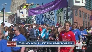 Thousands walk for children's charities